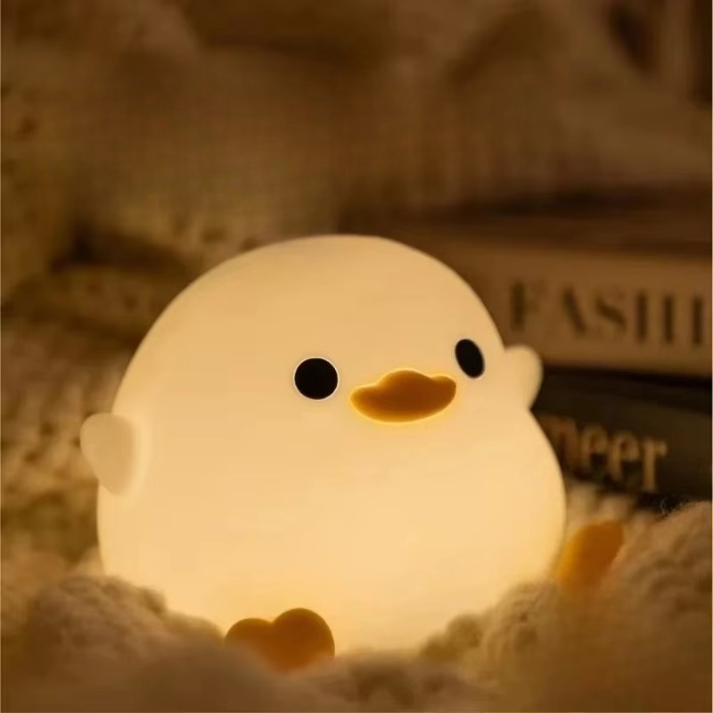 Floating Nightstand With Led Light - Luminária de Silicone em Forma de