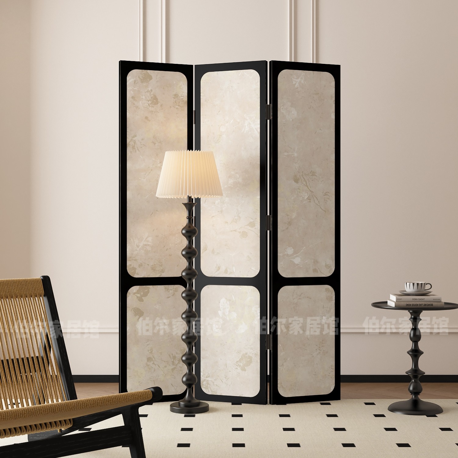 Sofas - Divisória de tela premium com padrão