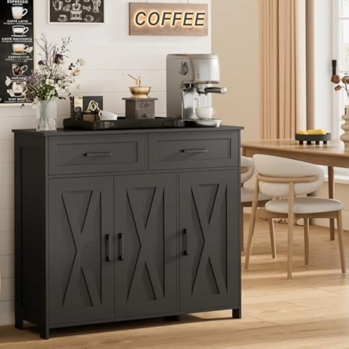 Storage - Armário de Armazenamento para Cafeteria com