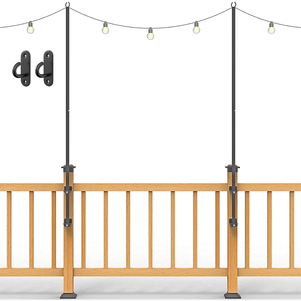 Outdoor Furniture - Pacote de 2 postes de luz