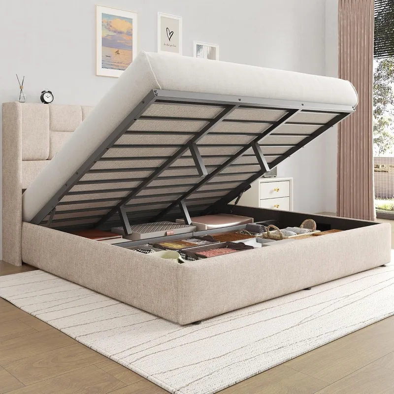 Gas Lift Storage Bed Hydraulic - Estrutura de Cama com Sistema de