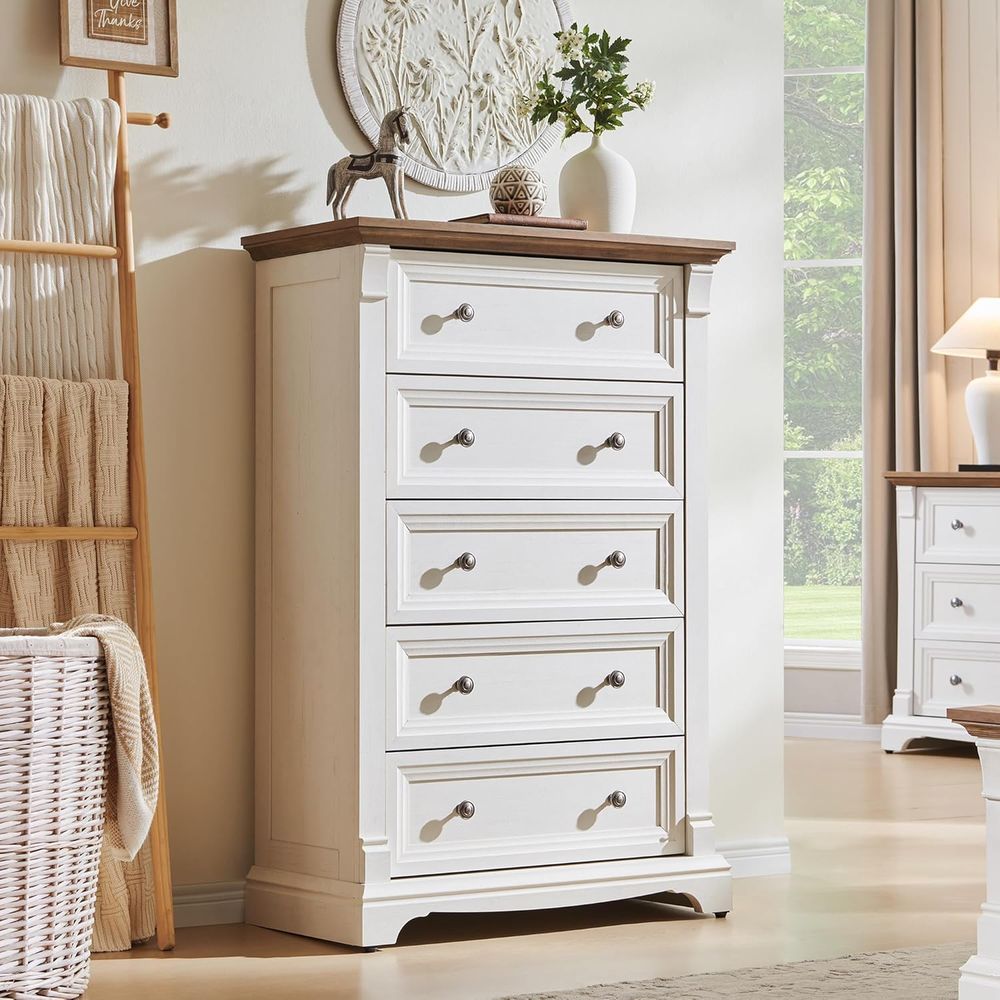 Bedroom Furniture - Armário de Madeira de 48 Polegadas