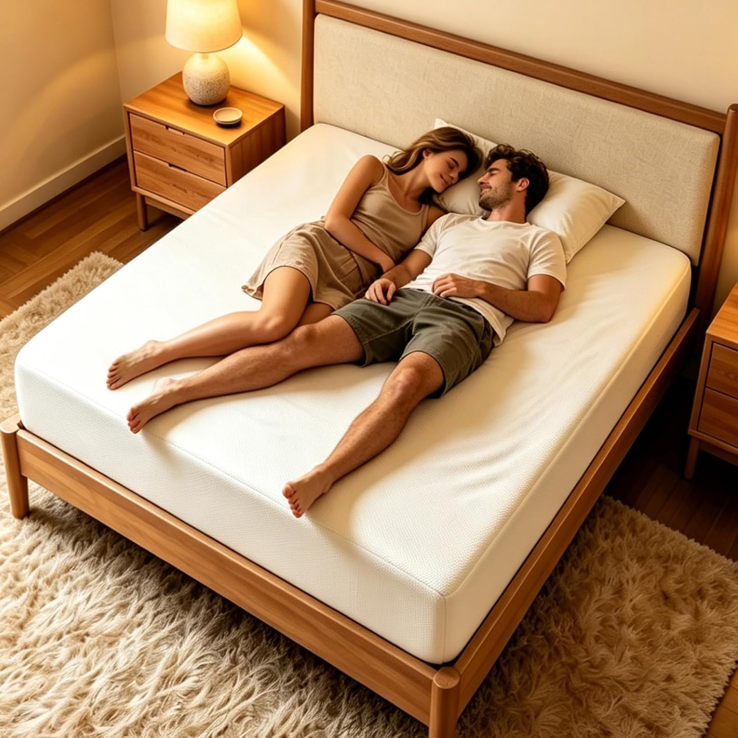 Memory Foam Mattress In A Box Queen - Colchões de espuma viscoelástica de 10