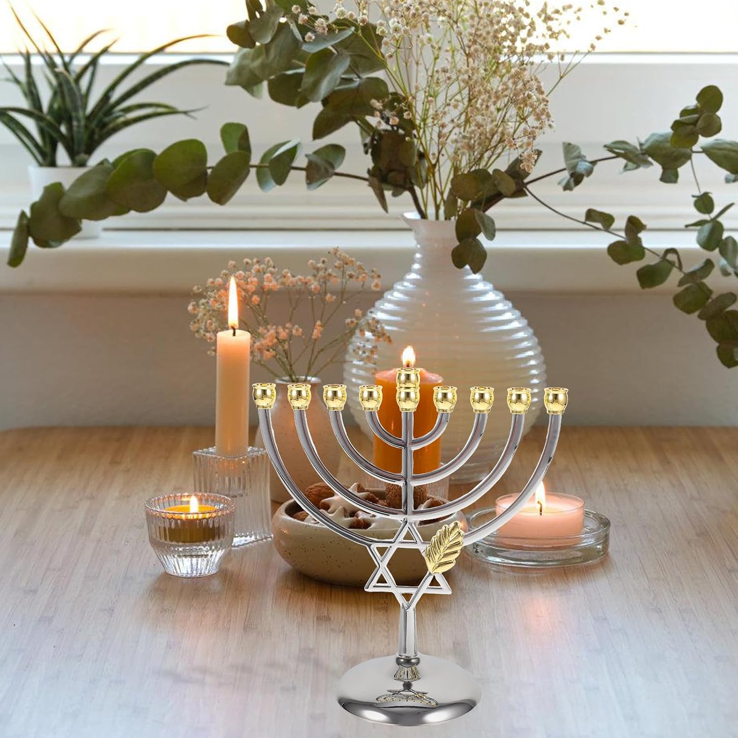Tables - Candelabro de Metal de 9 Braços