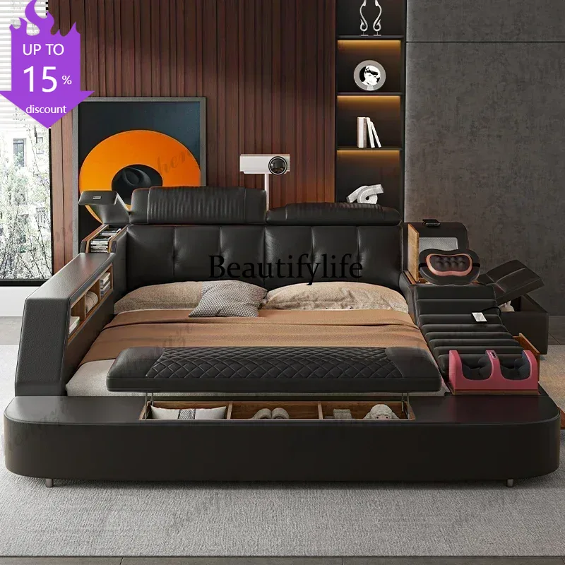 King Size Bed Frame With Storage Drawers - Cama de Casal King Size A182