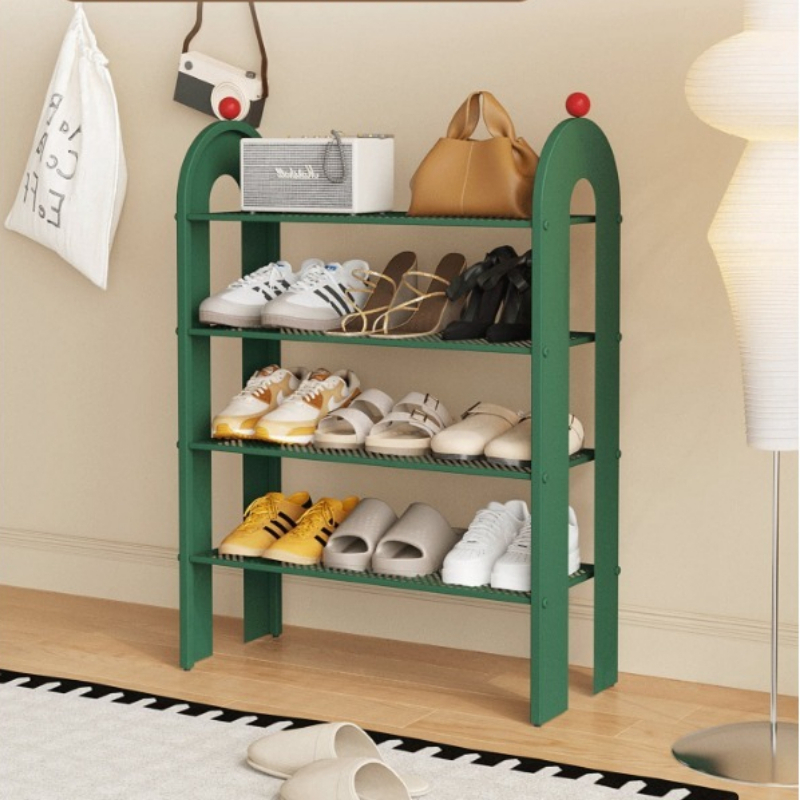Shoe Rack Cabinet Narrow Entryway - Sapateira Estreita Criativa de Ferro com