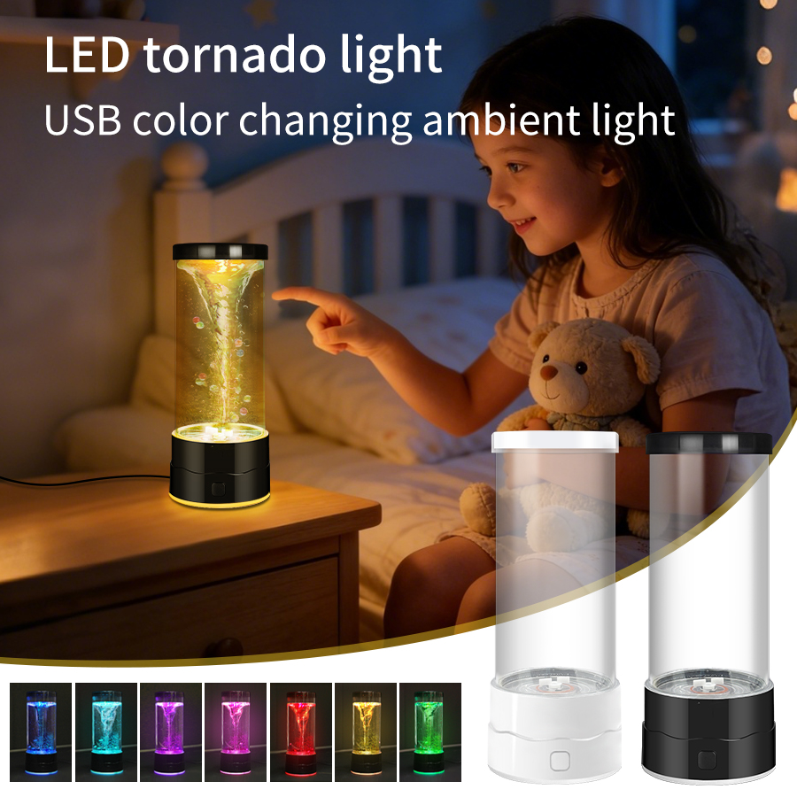 Floating Nightstand With Led Light - Luz noturna criativa de LED em