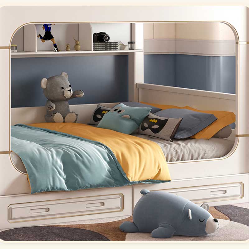 Bunk Bed With Stairs And Slide - Conjuntos de Móveis Modernos para Quarto