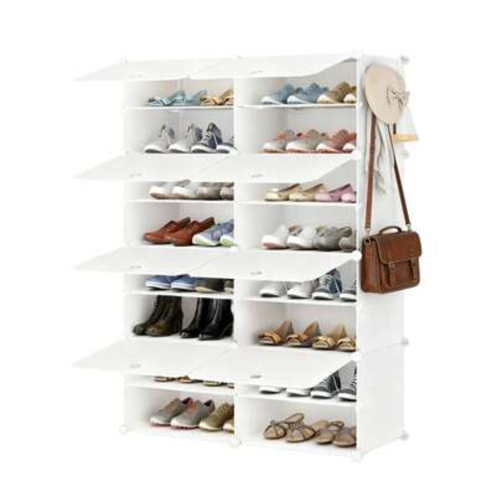 Shoe Rack Cabinet Narrow Entryway - Armário de Armazenamento de Sapatos de