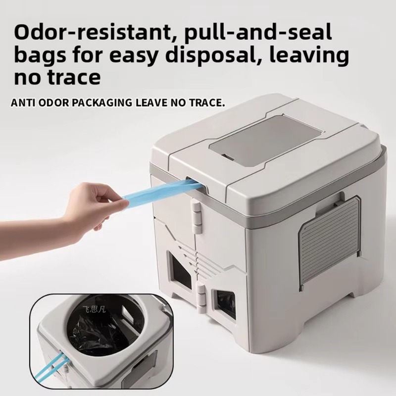 Outdoor Furniture - Sanitário Portátil Dobrável Antiodor para Adultos,