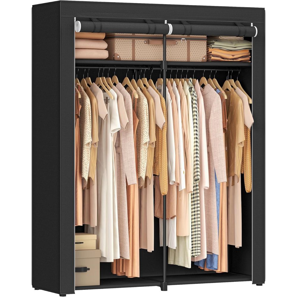 Wardrobe Closet Portable Fabric Cover - Guarda-roupa, Armário Portátil, Cabideiro para Quarto