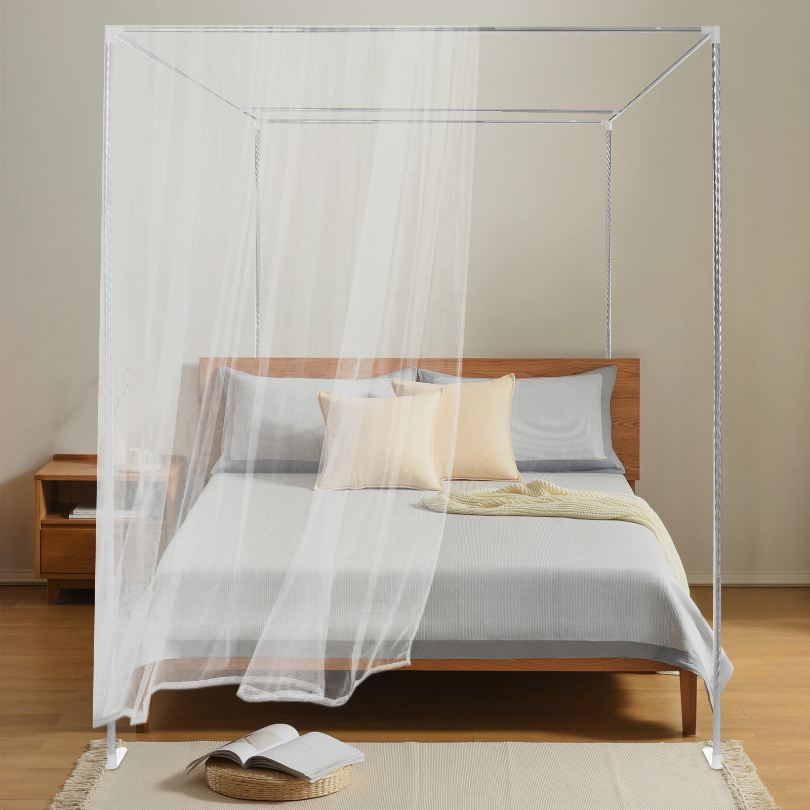 Suporte Metálico para Mosquite - Canopy Bed Frame Metal Queen avaliação e preço