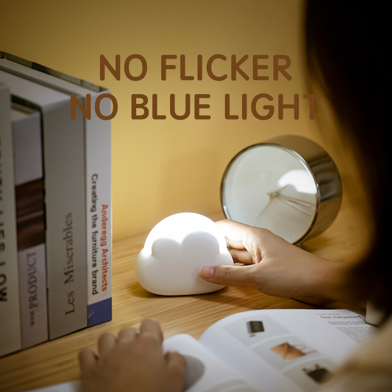 Nuvem luz noturna mini usb sem - Floating Nightstand With Led Light avaliação e preço