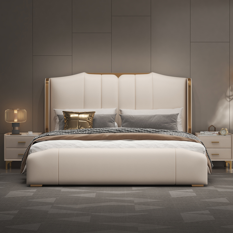 Móveis de Quarto Modernos e Lu - King Size Bed Frame With Storage Drawers avaliação e preço