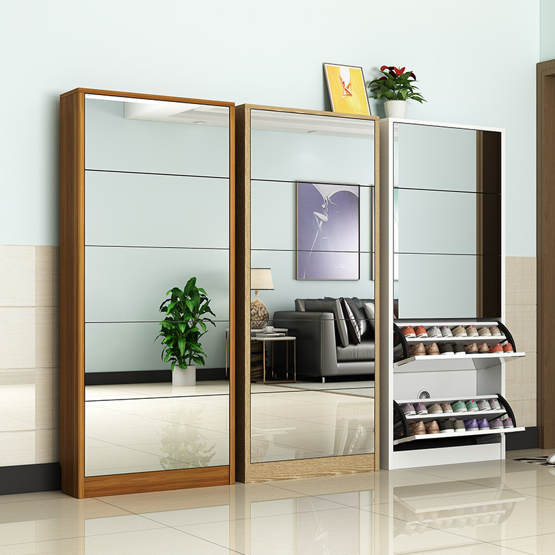 Armário Moderno de Madeira par - Shoe Rack Cabinet Narrow Entryway avaliação e preço