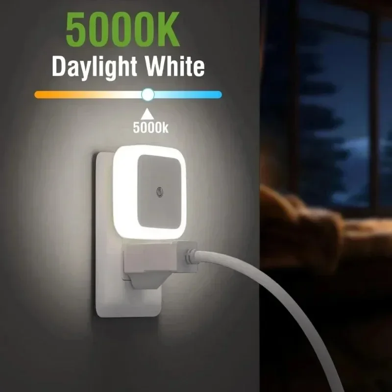 1/6 pçs sem fio led night ligh - Floating Nightstand With Led Light avaliação e preço