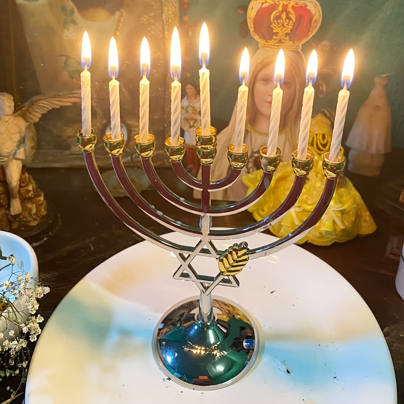 Menorá de Hanukkah com 9 Braço - Tables avaliação e preço