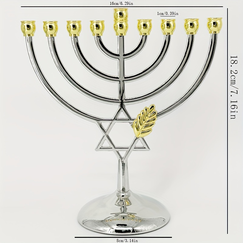 Menorá de Hanukkah com 9 Braço - Tables avaliação e preço