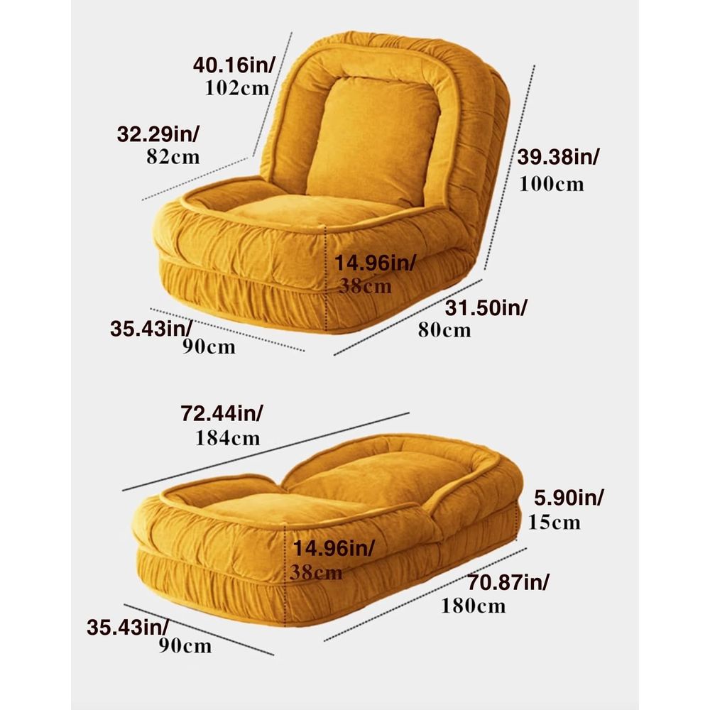 Sofá-Cama Dobrável Preguiçoso, - Sofas avaliação e preço