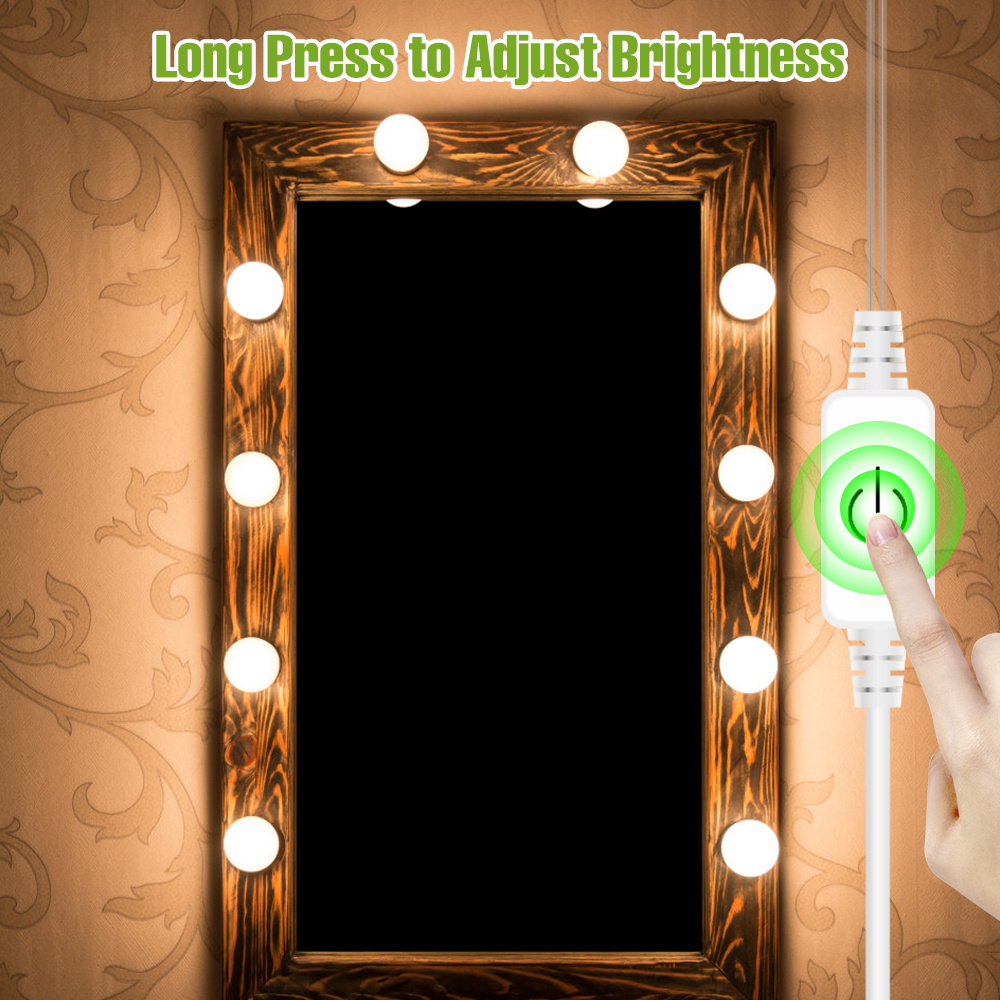 Lâmpada LED para Espelho de Ma - Dressing Table Vanity With Lighted Mirror avaliação e preço