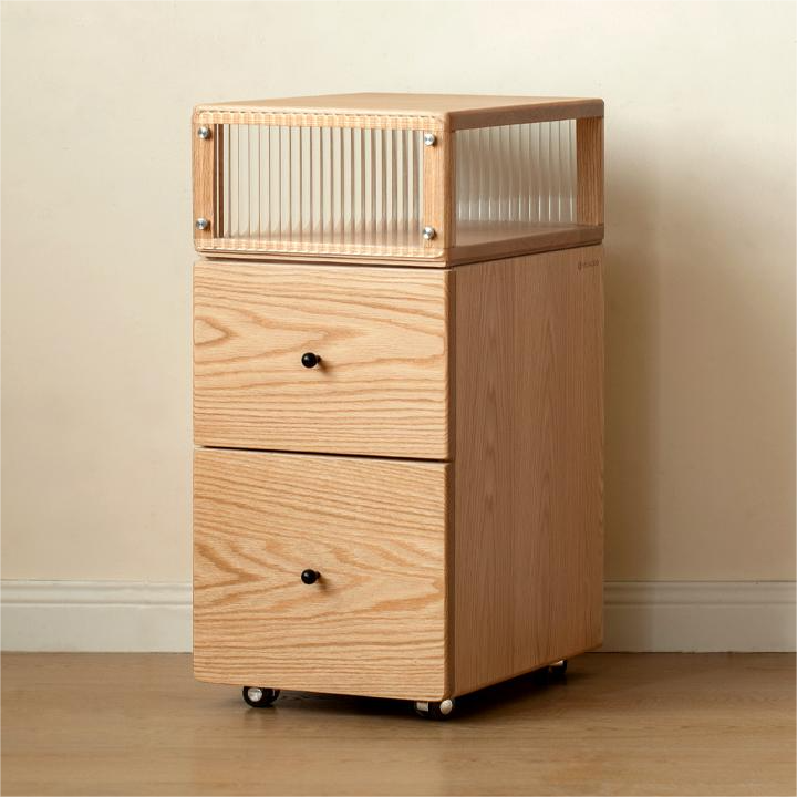 # Mesa de Cabeceira de Hotel e - Solid Wood Nightstand 2 Drawers avaliação e preço