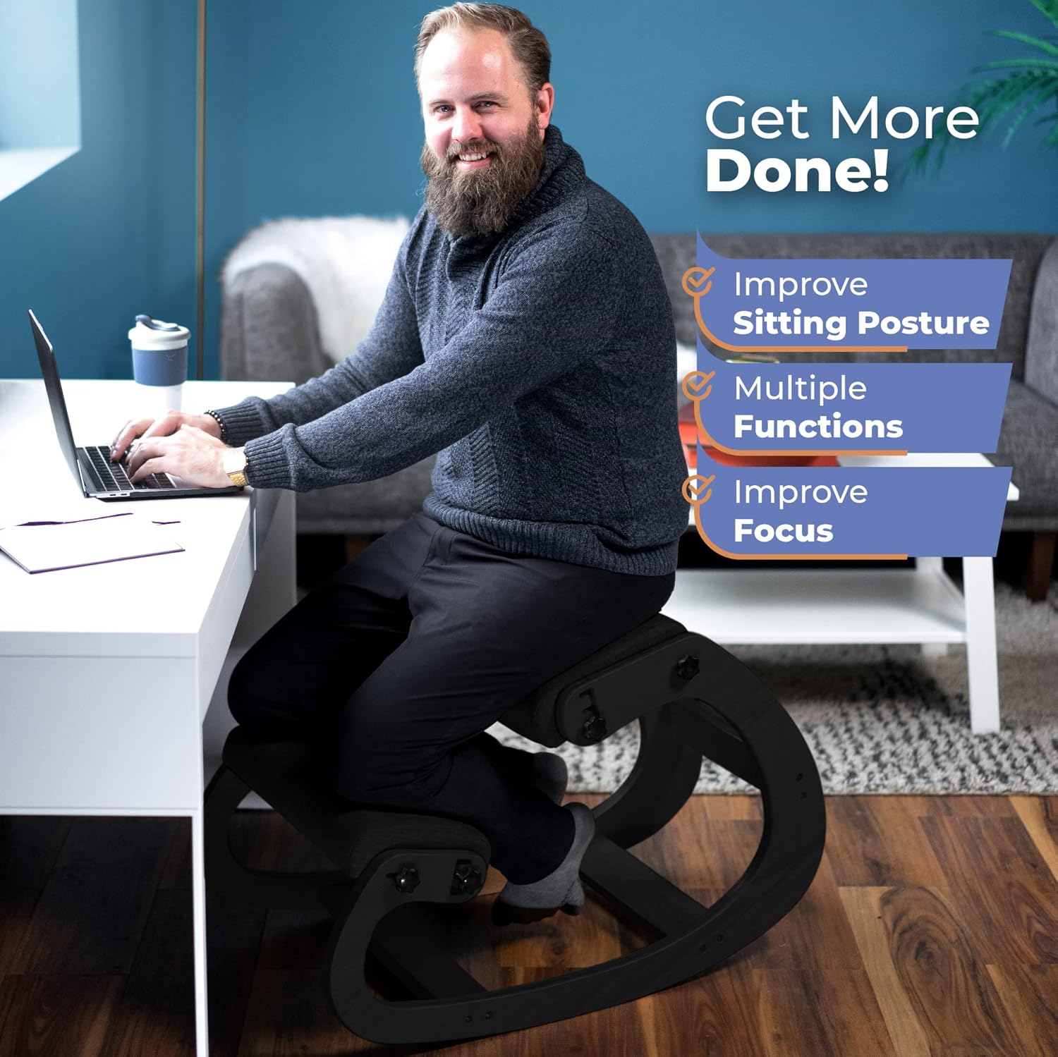 Cadeira Ergonômica de Madeira  - Office Furniture avaliação e preço