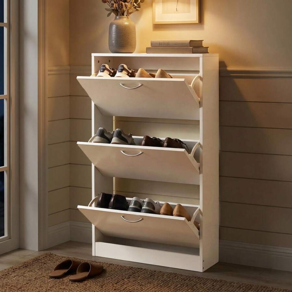 Armário de Sapatos para Entrad - Shoe Rack Cabinet Narrow Entryway avaliação e preço