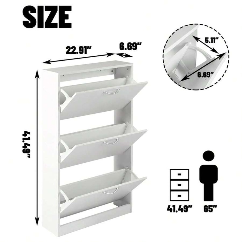 Armário de Sapatos para Entrad - Shoe Rack Cabinet Narrow Entryway avaliação e preço