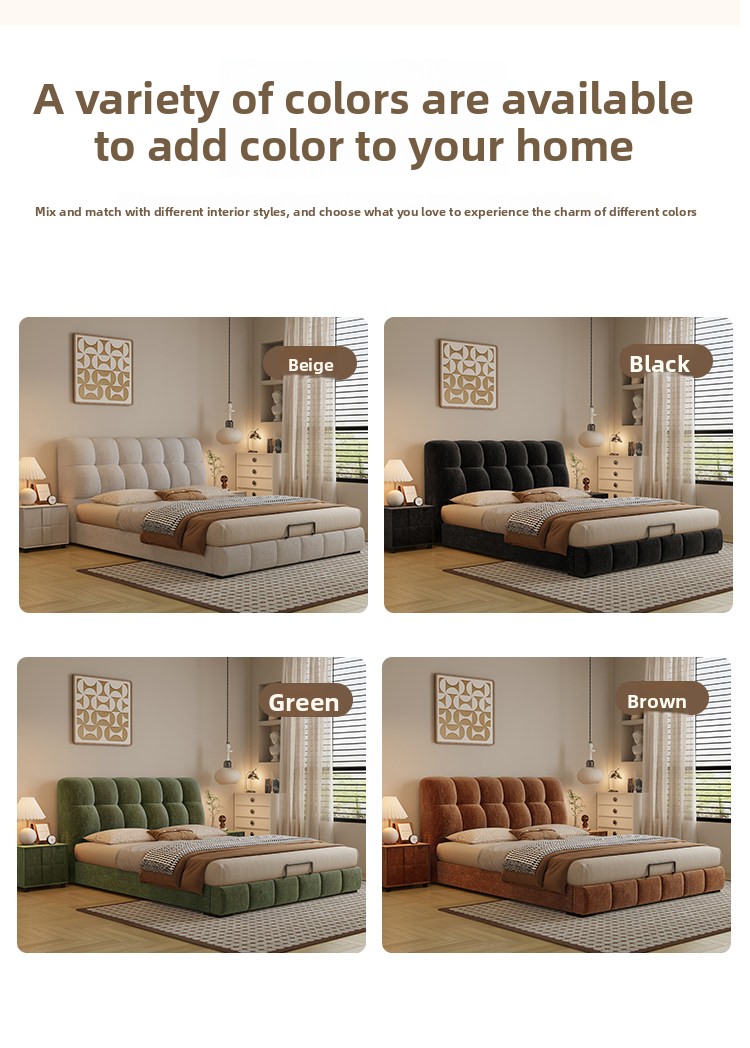 Cama Estofada em Chenille Text - Gas Lift Storage Bed Hydraulic avaliação e preço