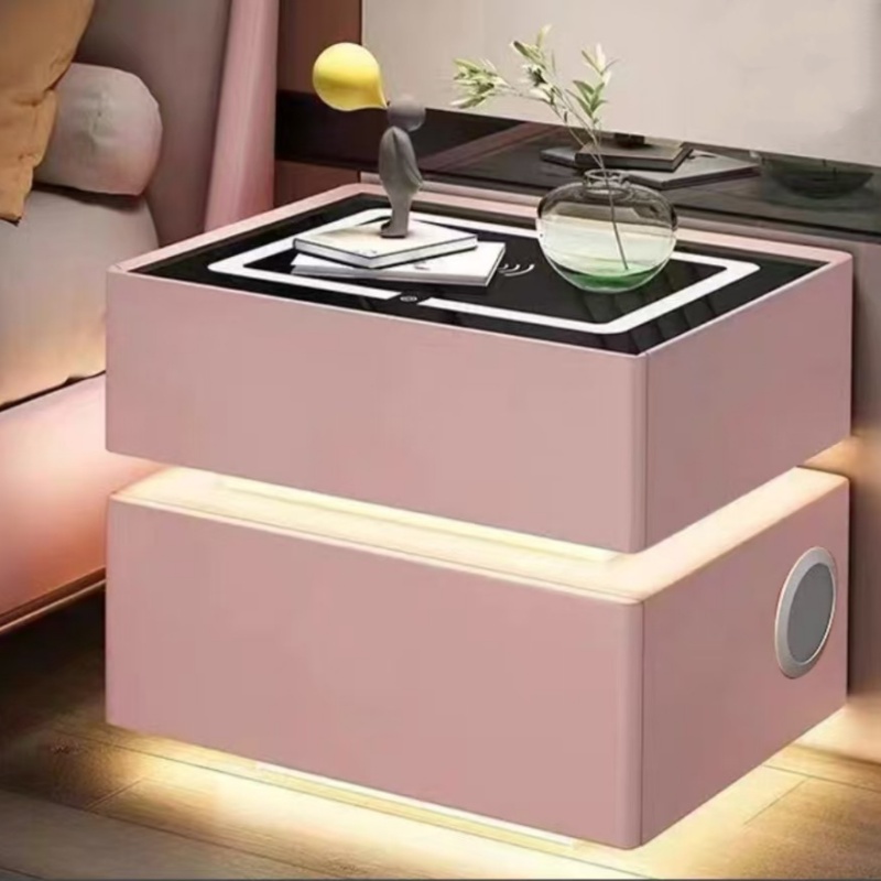 Mesa de cabeceira de madeira m - Solid Wood Nightstand 2 Drawers avaliação e preço