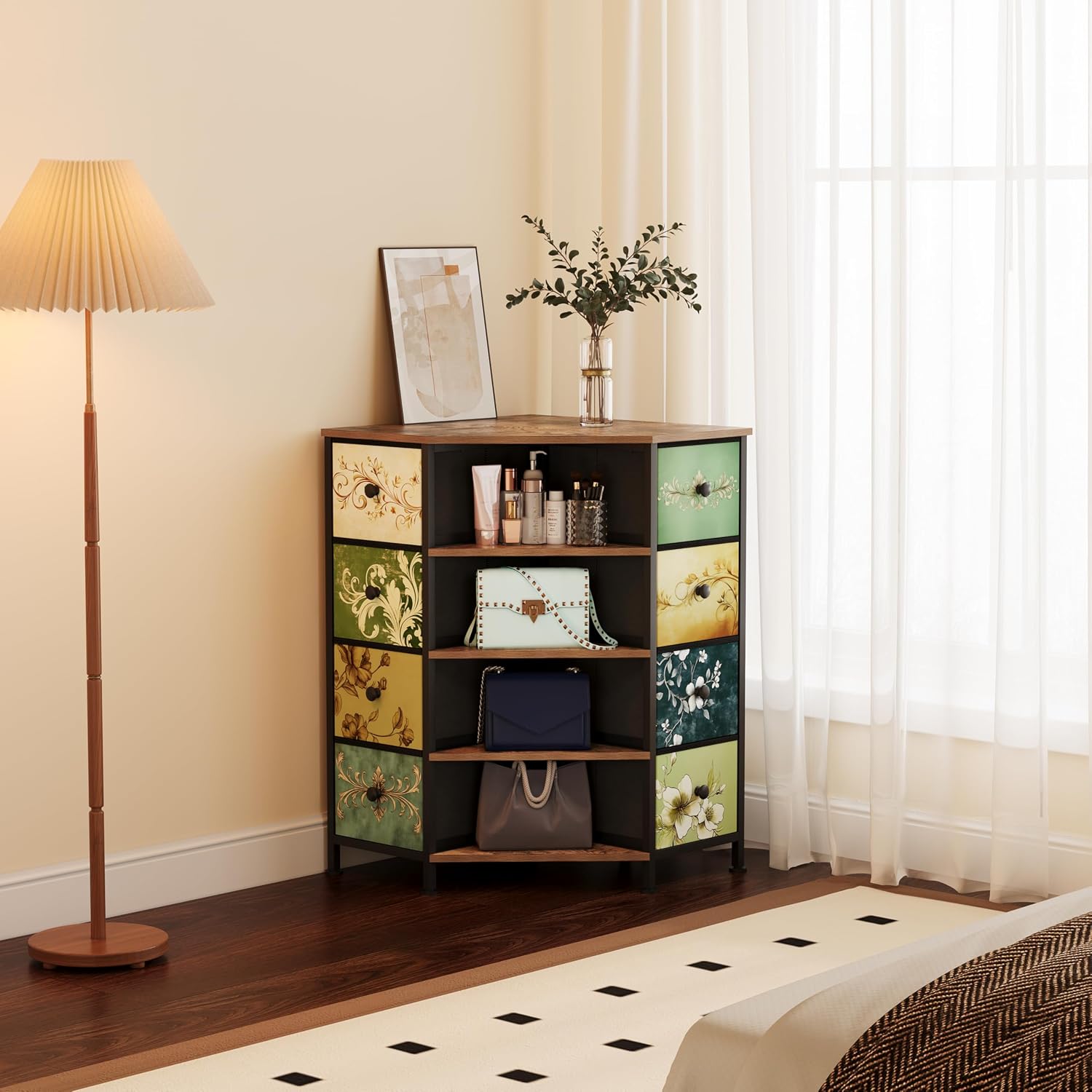 Cômoda de Canto com 8 Gavetas  - Bedroom Furniture avaliação e preço