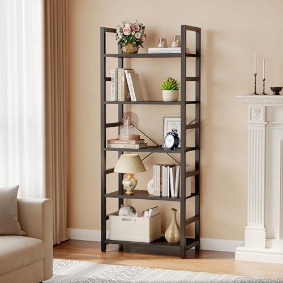 Estante de Livros de 5 Níveis, - Storage avaliação e preço