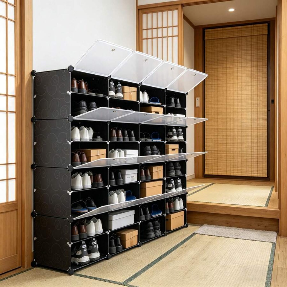 Organizador de Sapatos Portáti - Shoe Rack Cabinet Narrow Entryway avaliação e preço