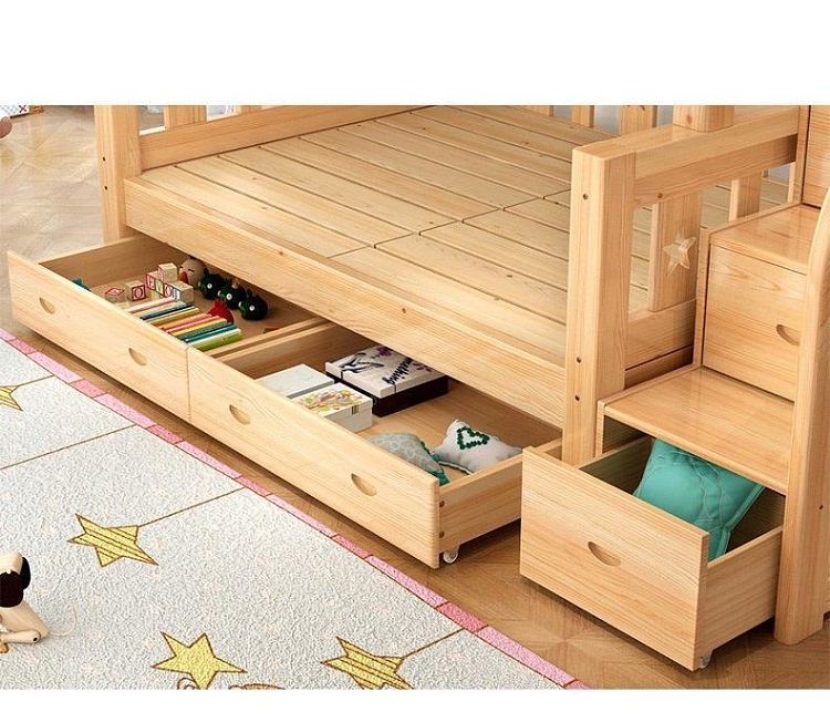 -ForMultifunction beliche gave - Bunk Bed With Stairs And Slide avaliação e preço