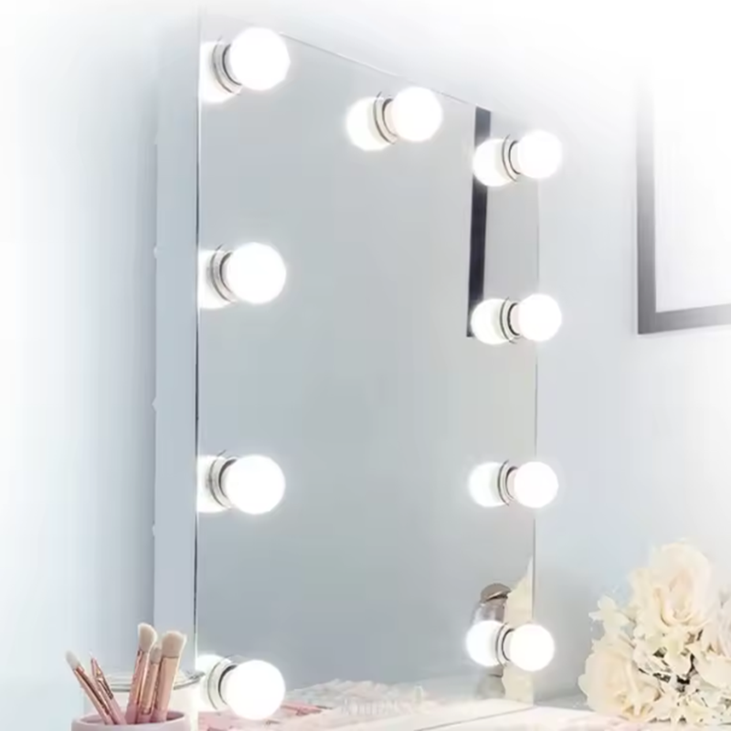 Novas Lâmpadas para Espelho de - Dressing Table Vanity With Lighted Mirror avaliação e preço