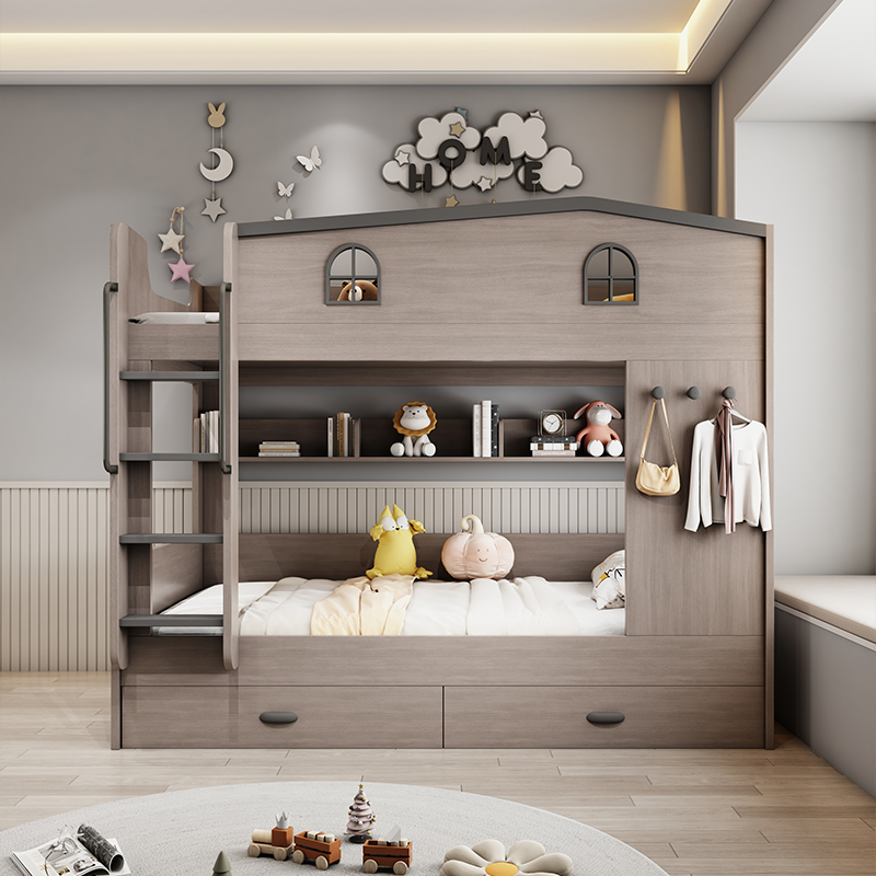 Nordic duplo decker crianças c - Bunk Bed With Stairs And Slide avaliação e preço