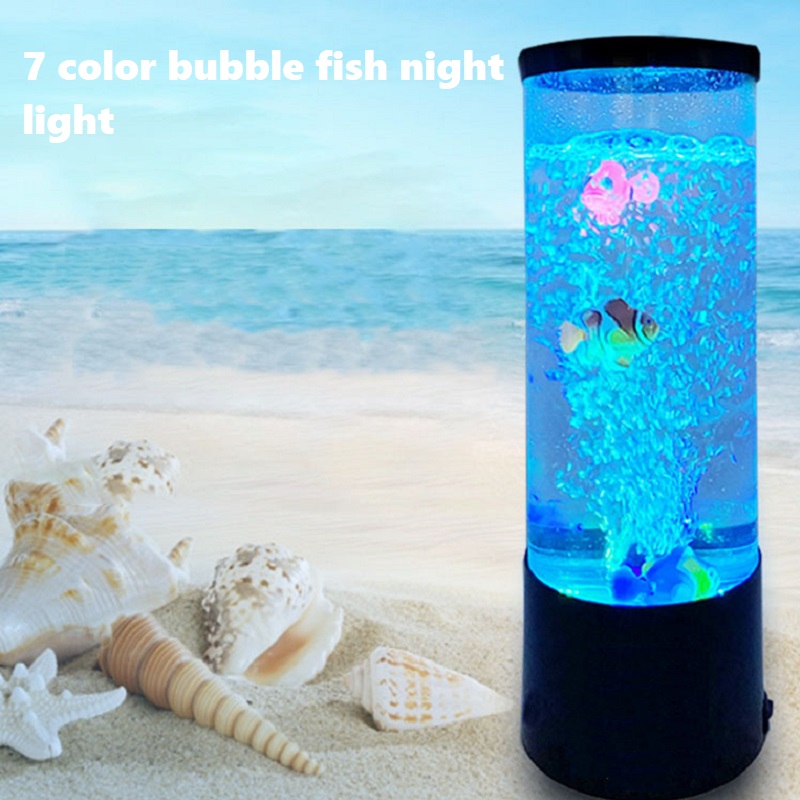 LED Peixe Lâmpada Ambient Nigh - Floating Nightstand With Led Light avaliação e preço