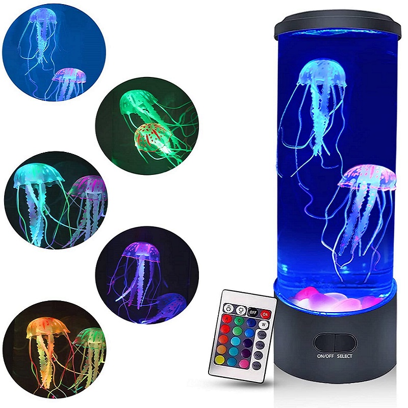 LED Peixe Lâmpada Ambient Nigh - Floating Nightstand With Led Light avaliação e preço