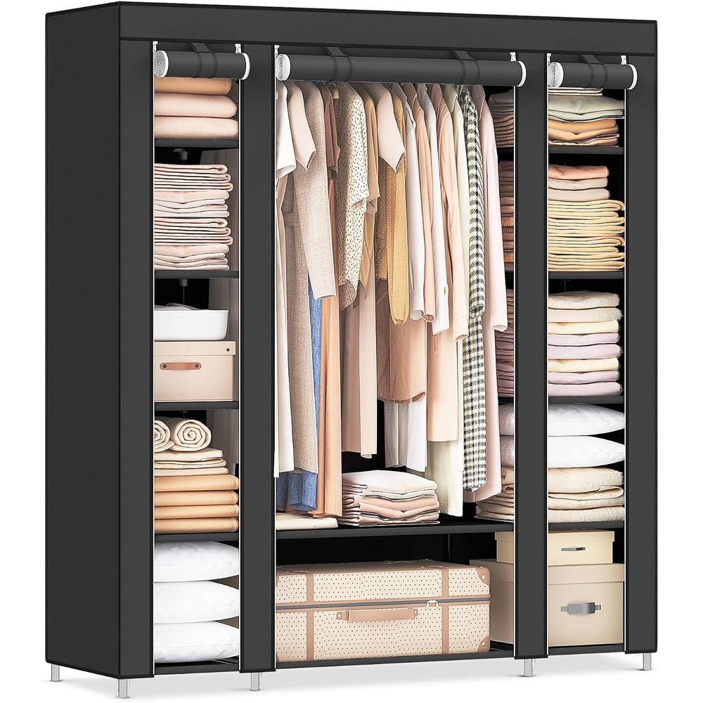 Guarda-roupa, Armário Portátil - Wardrobe Closet Portable Fabric Cover avaliação e preço