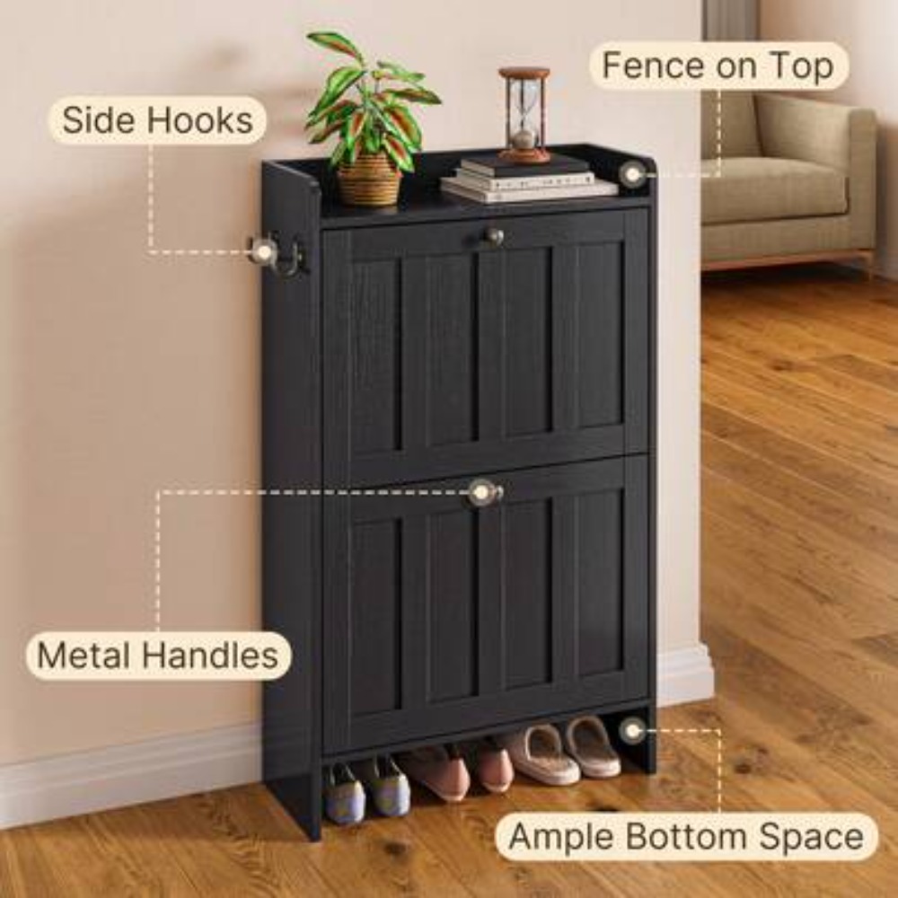 Armário de Sapatos Estreito In - Shoe Rack Cabinet Narrow Entryway avaliação e preço