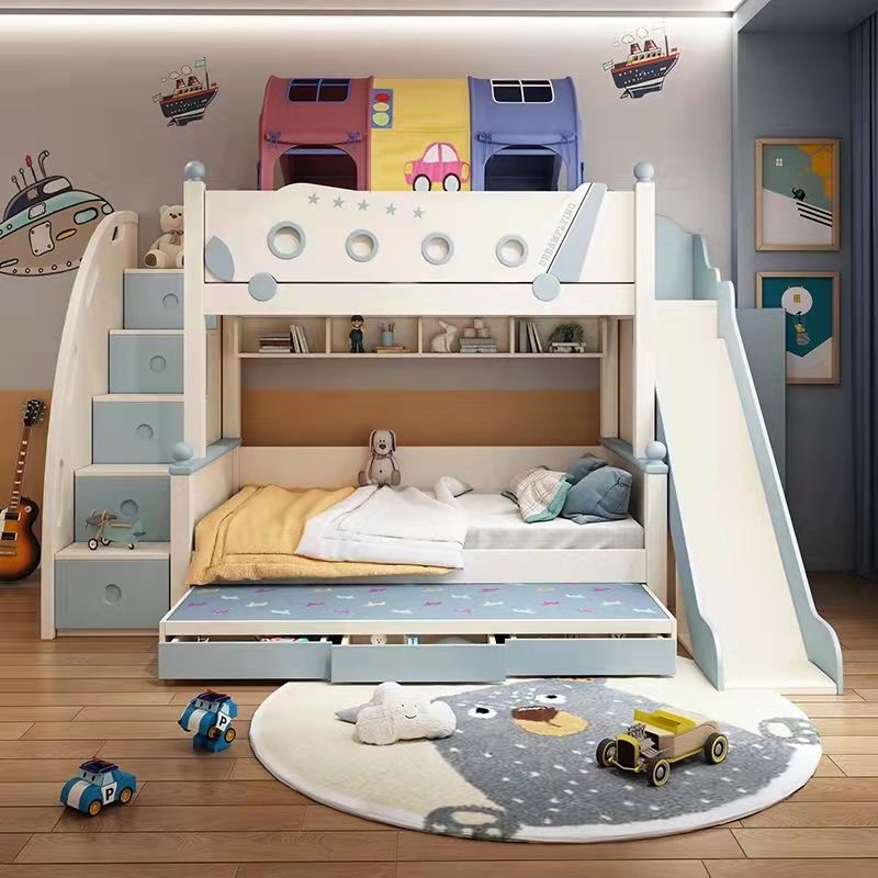 Beliche estilo princesa de mad - Bunk Bed With Stairs And Slide avaliação e preço