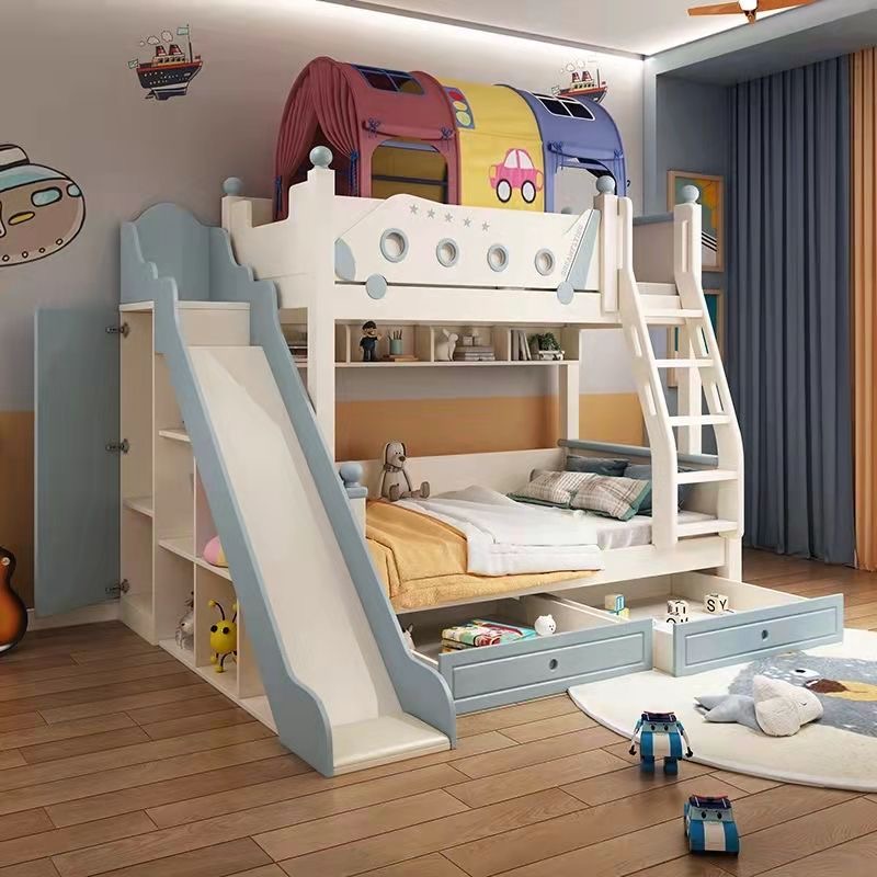 Beliche estilo princesa de mad - Bunk Bed With Stairs And Slide avaliação e preço