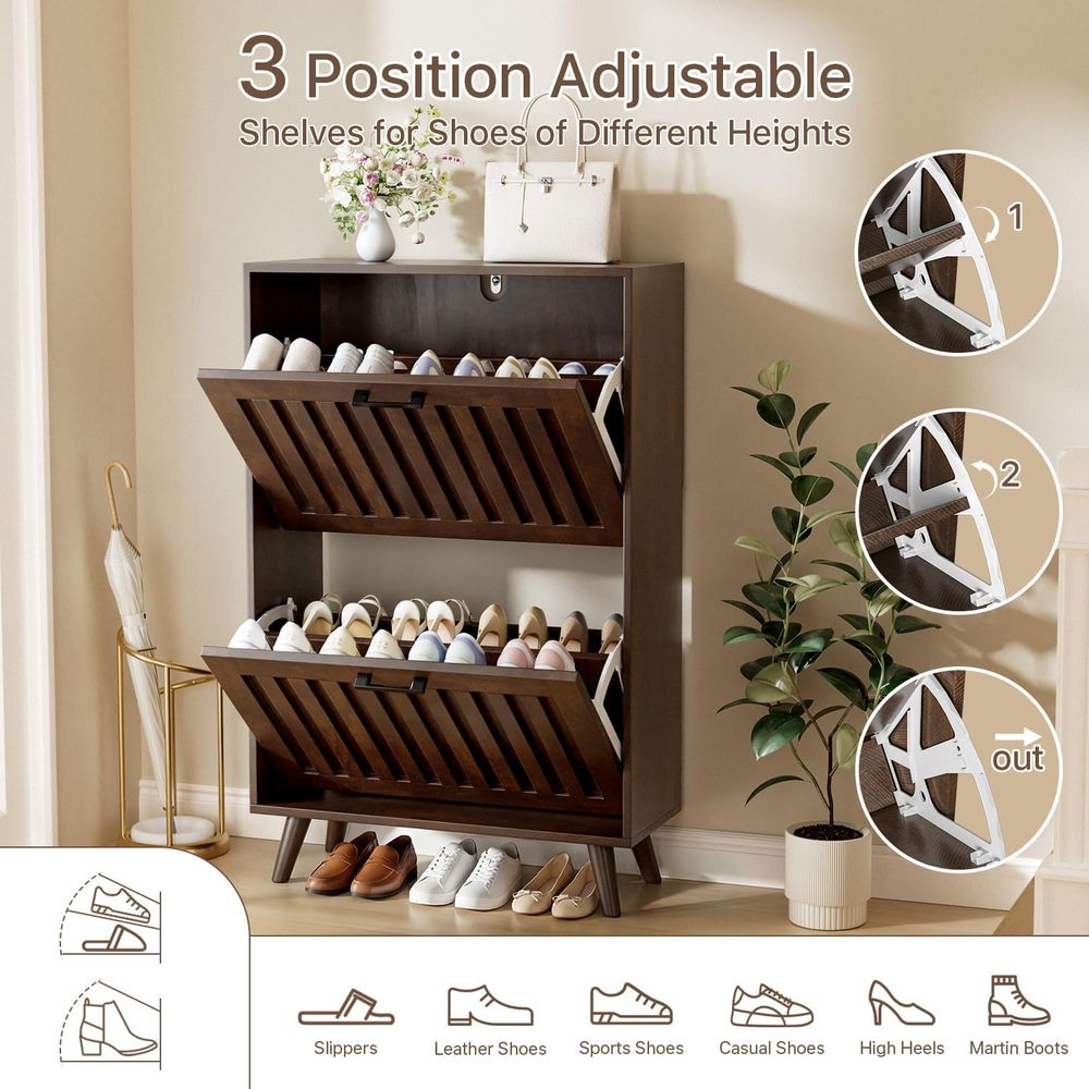 Armário para Armazenamento de  - Shoe Rack Cabinet Narrow Entryway avaliação e preço