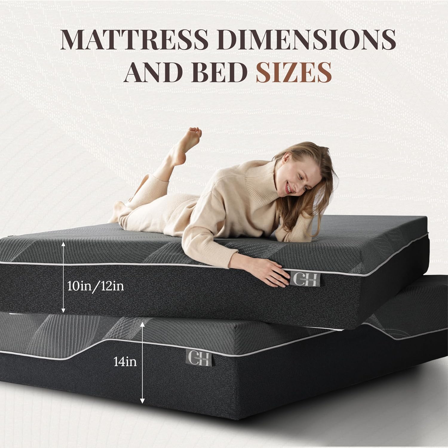 Colchão Queen de 12 polegadas, - Memory Foam Mattress In A Box Queen avaliação e preço