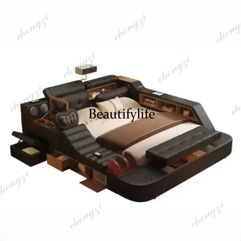 Cama de Casal King Size A182 P - King Size Bed Frame With Storage Drawers avaliação e preço