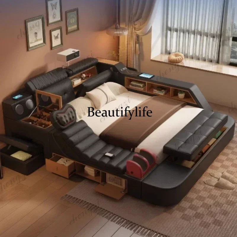 Cama de Casal King Size A182 P - King Size Bed Frame With Storage Drawers avaliação e preço