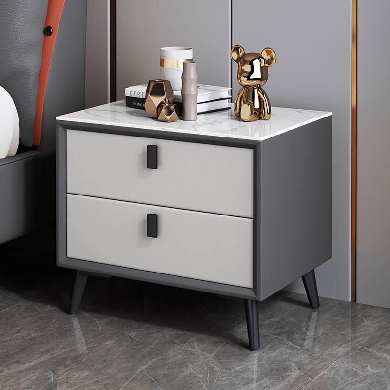 Mesa de Cabeceira de Madeira M - Solid Wood Nightstand 2 Drawers avaliação e preço