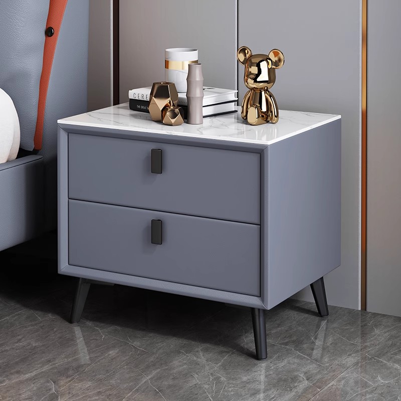 Mesa de Cabeceira de Madeira M - Solid Wood Nightstand 2 Drawers avaliação e preço