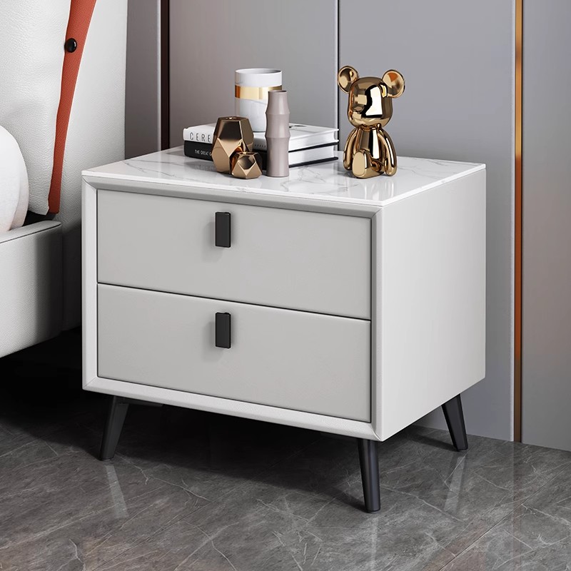 Mesa de Cabeceira de Madeira M - Solid Wood Nightstand 2 Drawers avaliação e preço