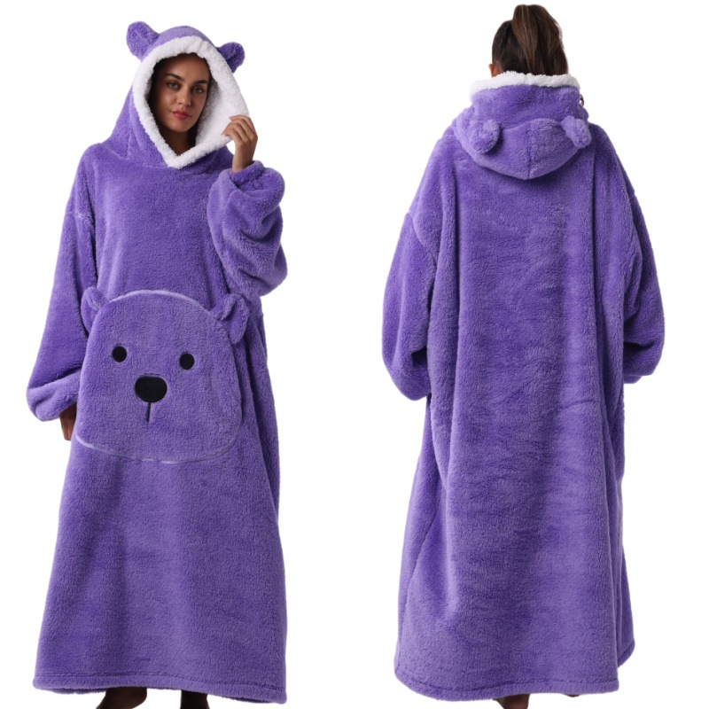 Manta com Capuz de Lã de Urso  - Sofas avaliação e preço